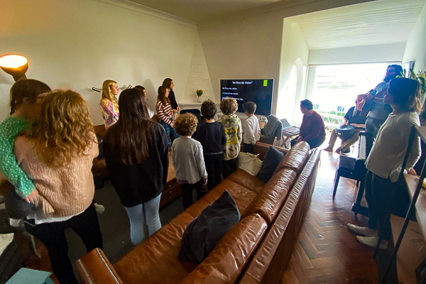 Home worship with the church plant, Bethany International Church, in Lisbon